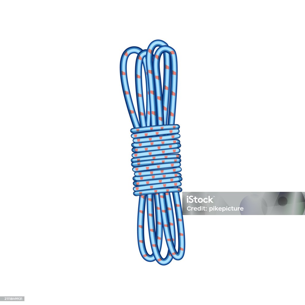 String Cord Rope Cartoon Vector Illustration Stock Illustration ...