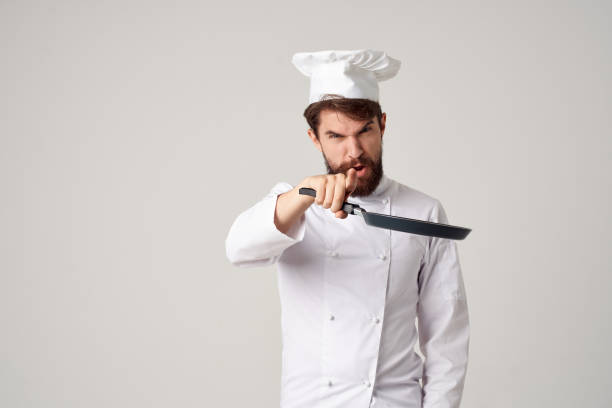 istock Chef restaurant provision of services isolated background 2111881162