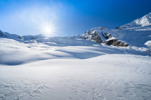 istock Winter snow covered mountain, Saas-Fee, Switzerland 2111882261