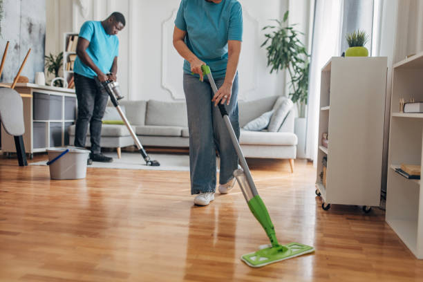 istock Professional cleaning service crew cleaning the apartment 2111887299