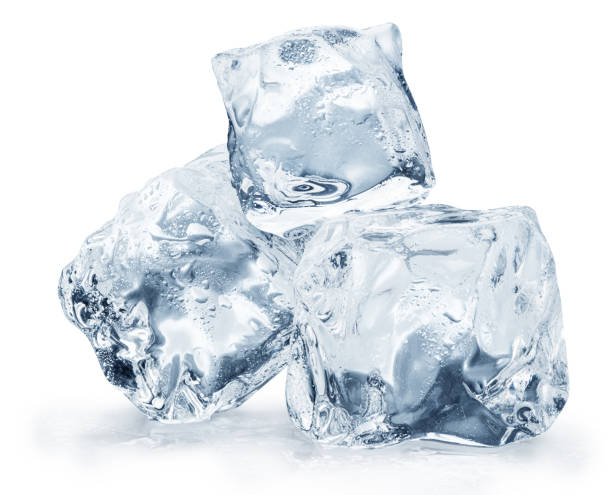 istock Perfect ice cubes on white background. File contains clipping paths. 2111889907