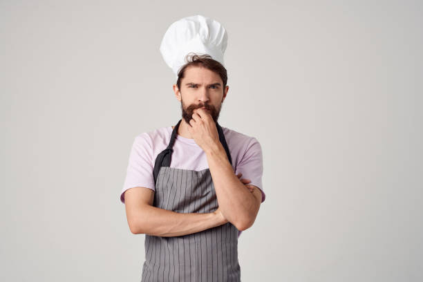 istock man chef emotions pocket restaurant work in the kitchen 2111903374