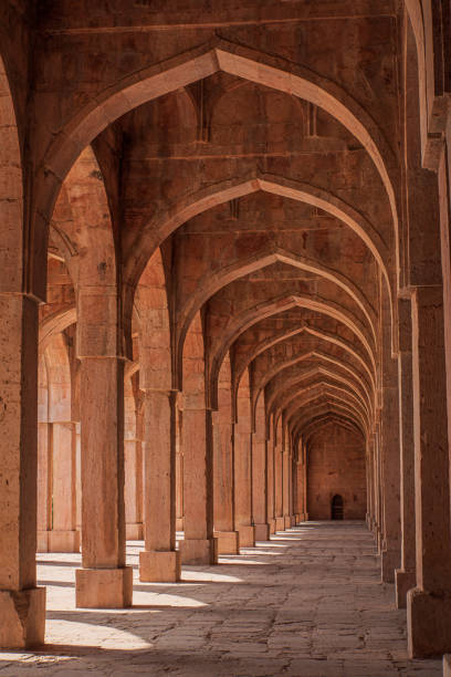 istock Beautiful arches of Jami masjid 2111940135