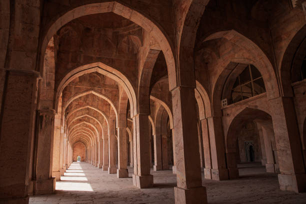 istock Beautiful arches of Jami masjid 2111940676