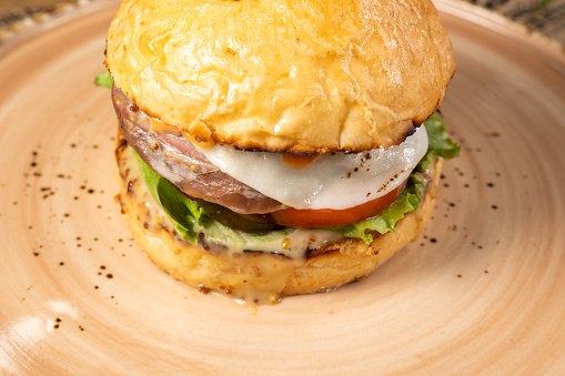 Savory Delight, A Symphony of Flavors in This Gourmet burger