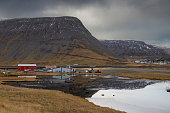 Small airport for domestic flight, Iceland