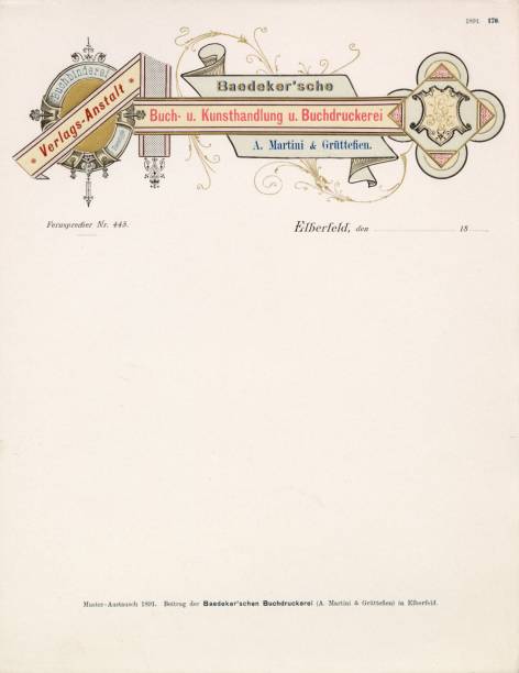 istock ORNATE Antique Letterhead Invoice Print Design 1891 Graphic Exchange 2112105120