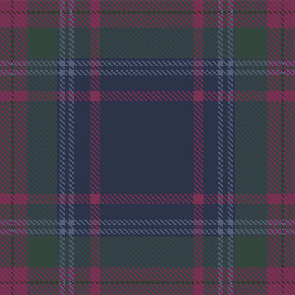 Spirit of Scotland ancient tartan plaid pattern, fabric swatch close-up.