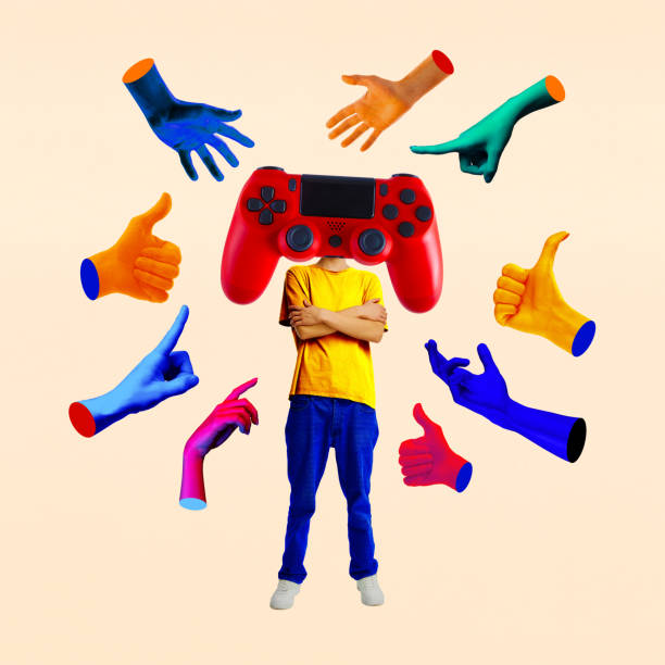Popular kids toys. Little caucasian boy demonstrated Beyblade in his hands.