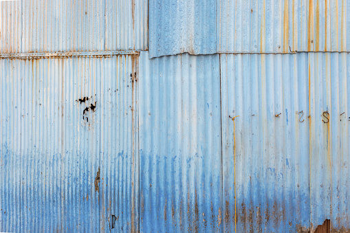 corrugated metal texture background