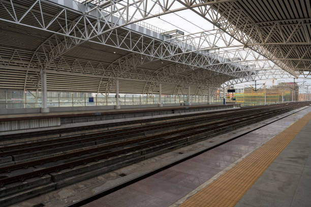 istock Close ups of train station platforms 2112300180