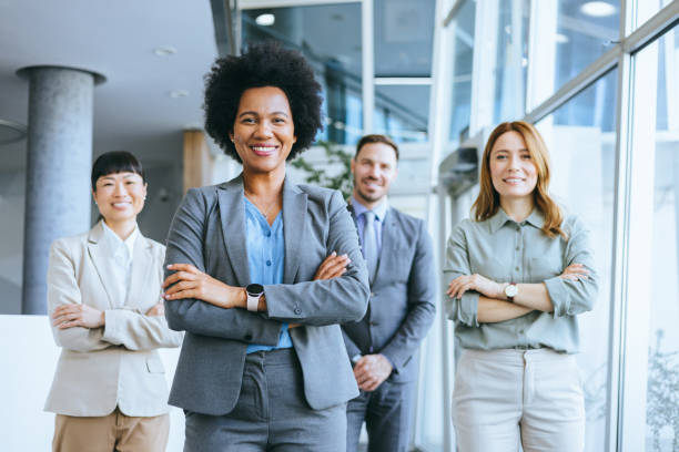 istock Diverse corporate team with a positive vibe 2112305098