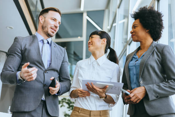 istock Business colleagues having a discussion 2112305108