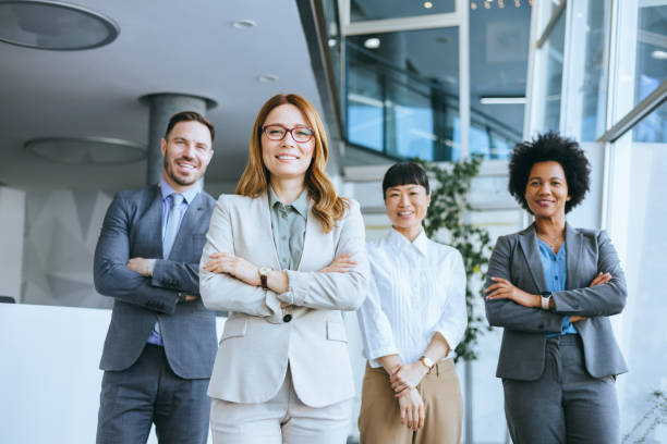 istock Group of content professionals in an office 2112305141