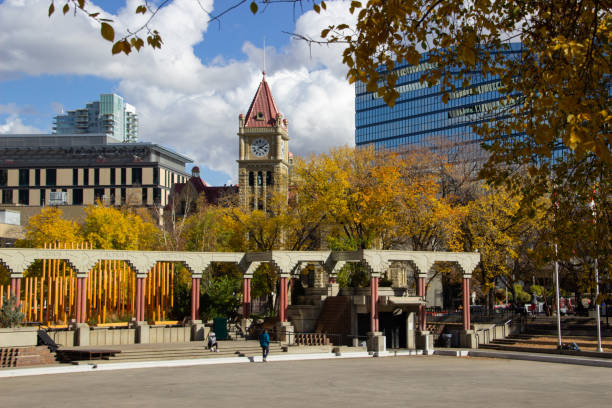istock Calgary city hall in autumn 2112423379