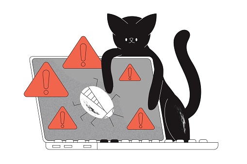 Error Cat Software Testing Concept Cat Finding Searching Looking For Bugs Errors ...
