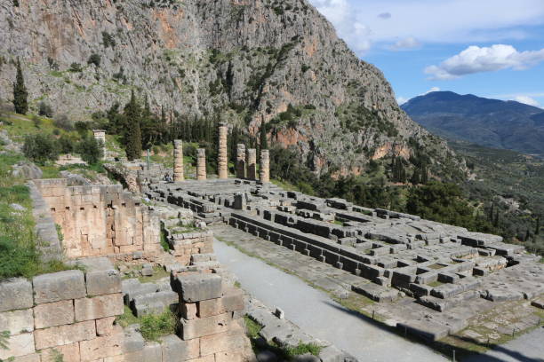 istock Sunlit Reverie: Delphi Ruins Beckon Summer Adventurers 2112531304
