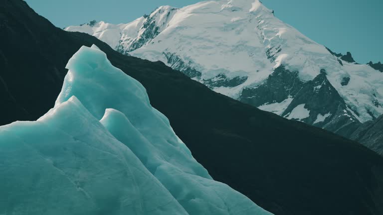 Massive Glaciers During Upsala And Spegazzini Tour On Lake Argentino In Patagonia, Argentina. POV