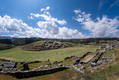 The Inca Ruins At Sacsayhuaman In Cusco, Peru