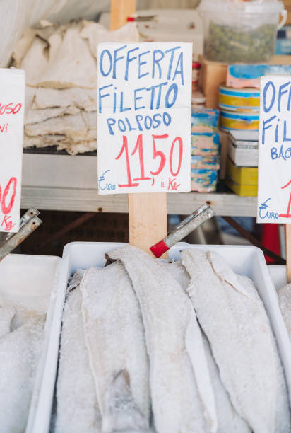 istock dry salted cod in a street market 2112580668