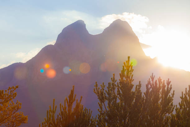Pedraforca mountain during sunset