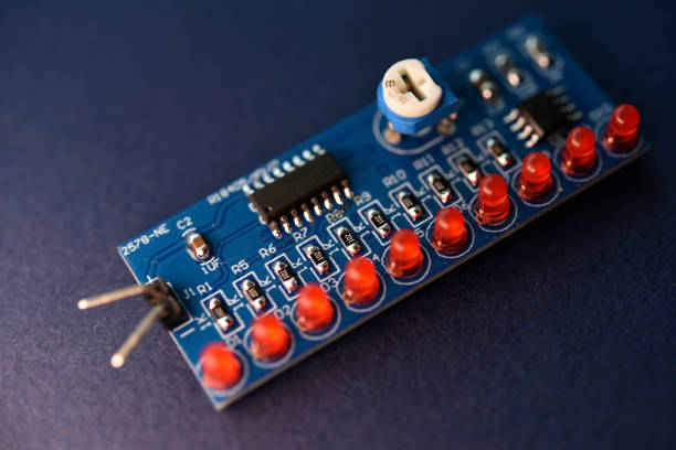 istock A printed circuit board with radio elements. LEDs and chips. A set for soldering an amateur radio. 2112658077