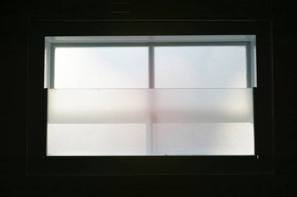 istock Sunlight streams in through the double-paned glass windows in the bathroom, which have been installed to provide ventilation and brightness during the day. 2112692356