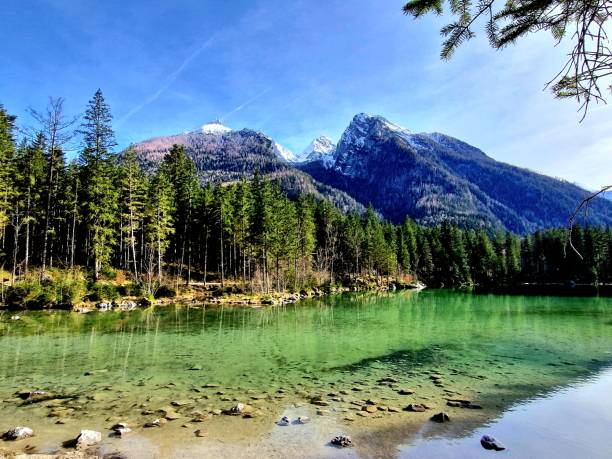 istock lake Hintersee in Bavaria - in springtime 2112733348