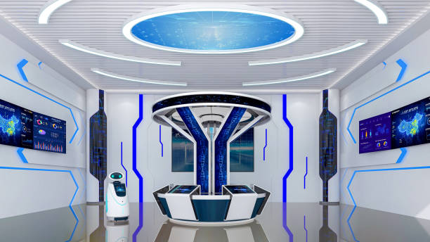 Futuristic Space Room