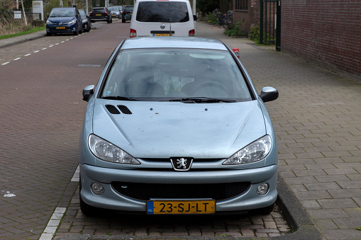 Peugeot 206 Car At Amsterdam The Netherlands 19-3-2024