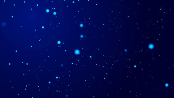 istock Abstract background of stardust particles. Glare in the sky. 3D. 2112823808