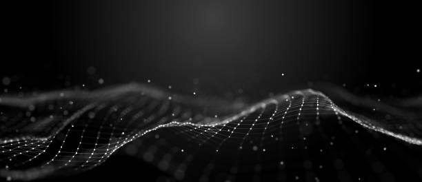 istock Modern design of network connection structure. Abstract background with interlacing dots and lines. 3D rendering. 2112823810