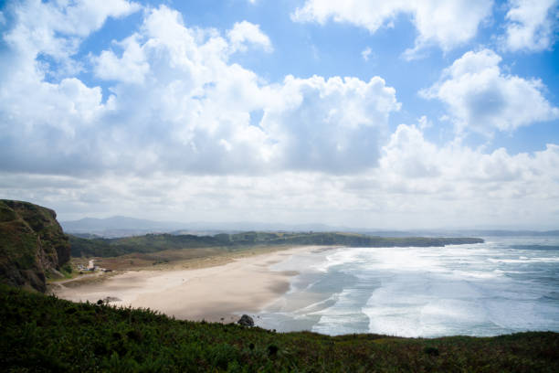 istock Xago beach view. Asturias coastline panorama, Spain 2112825889
