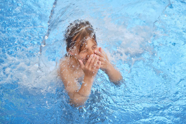 relax and happiness on a pool side.