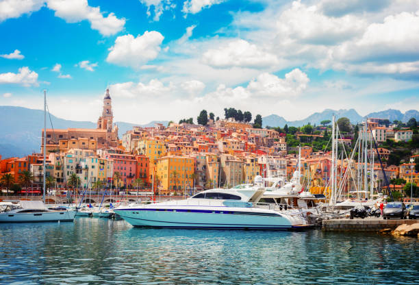 istock Menton embankment, France 2112980112