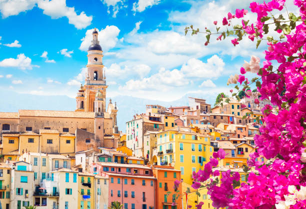 istock Menton town, France 2112980653