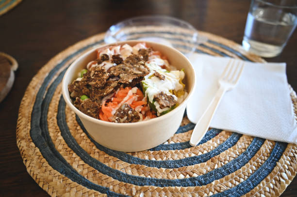 Take away food concept.