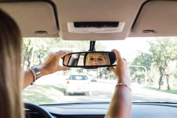 istock Driver woman in a car. 2113018352