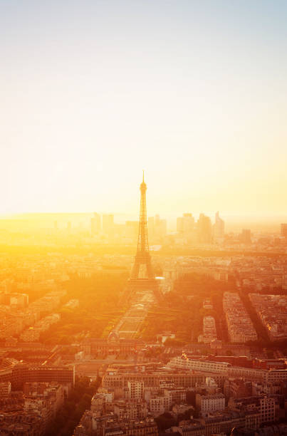 istock Eiffel Tower and Paris cityscape 2113020508