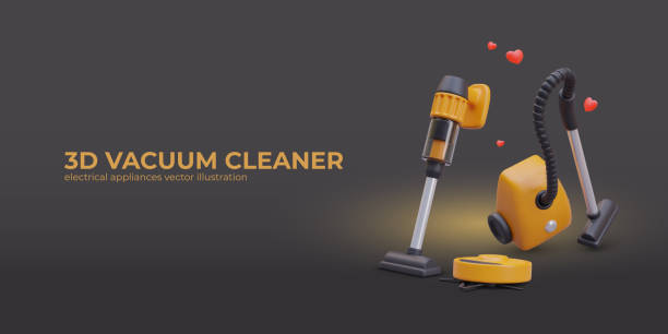 istock Electric household tools for cleaning. Different types of modern vacuum cleaners 2113042897