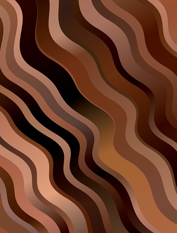 Multicolor wave lines abstract background. Vector illustration.