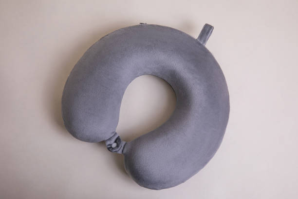 istock fluffy fabric travel neck pillow 2113327077