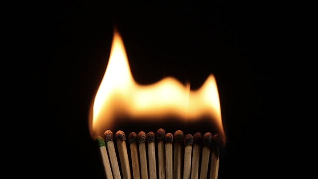 Burning Matches