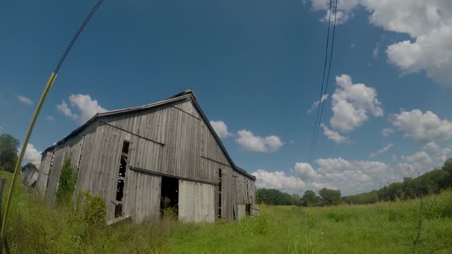 Summer Skies over Kentucky Barn