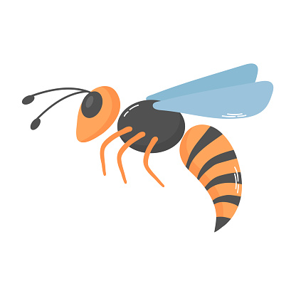 Hornet icon clipart avatar isolated vector illustration