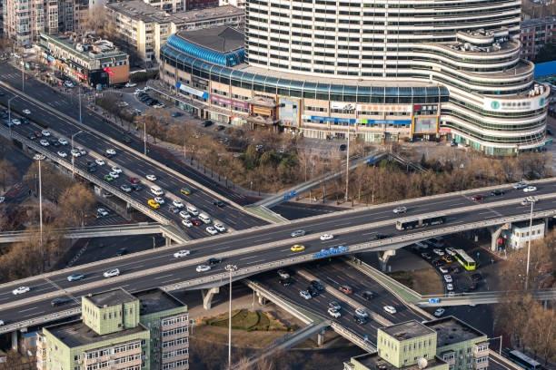 Beijing Aerospace Bridge urban traffic road building complex