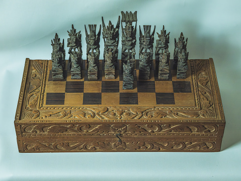 Chessboard with copy space