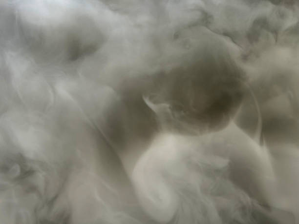 istock Abstract fog or smoke on black color background 2114054845