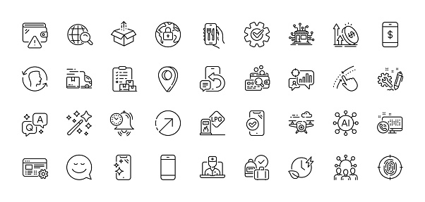 Drone, Time management and Distribution line icons pack. AI, Question and Answer, Map pin icons. Swipe up, Excise duty, Smartphone clean web icon. Telemedicine, Squad, Lock pictogram. Vector