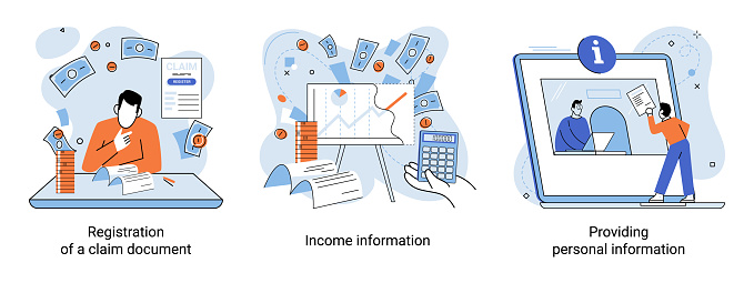 Compensation vector illustration. Premium earnings blossom in garden compensation, testament to your value Payroll is canvas where compensation paints portrait financial satisfaction Compensation